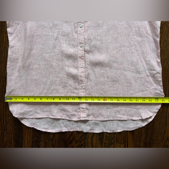 Barbour 100% Linen Marine Blouse - Picture 15 of 17